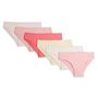 Voir la diapositive 1 : INEXTENSO Lot de 6 culottes unies fille