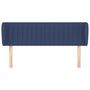 Voir la diapositive 3 : VIDAXL Tete de lit avec oreilles Bleu 147x23x78/88 cm Tissu