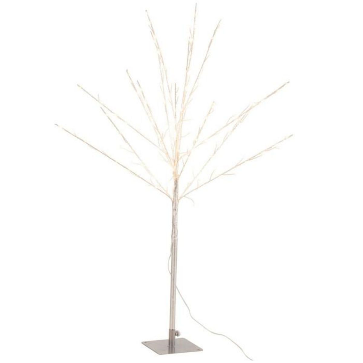 Paris Prix Arbre Déco Led en Métal  Dénudé  100cm Argent