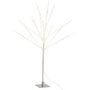 Voir la diapositive 2 : Paris Prix Arbre Déco Led en Métal  Dénudé  100cm Argent