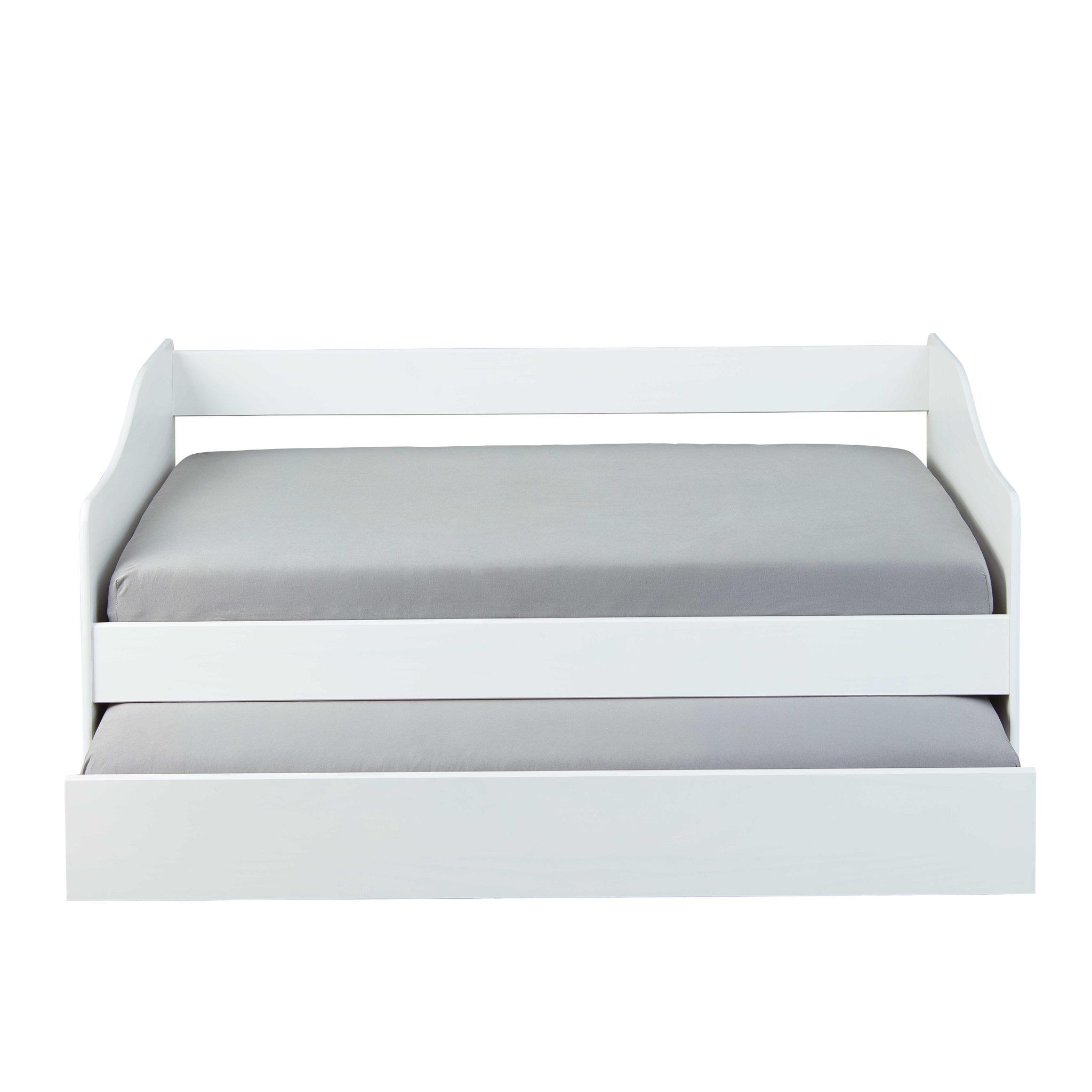 Voir la diapositive 3 : Lit banquette gigogne 90x190 cm ANDREA
