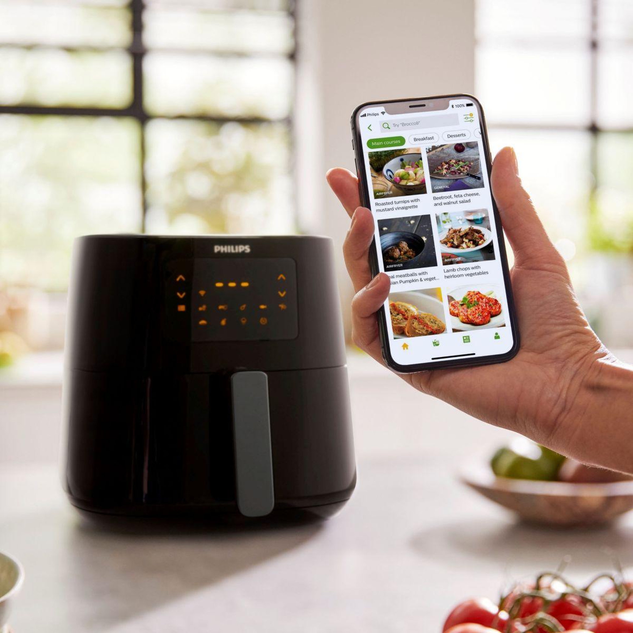 Voir la diapositive 4 : Philips Airfryer XL HD9280/60 Serie 5000