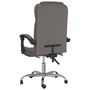 Voir la diapositive 5 : VIDAXL Fauteuil inclinable de bureau Gris Similicuir
