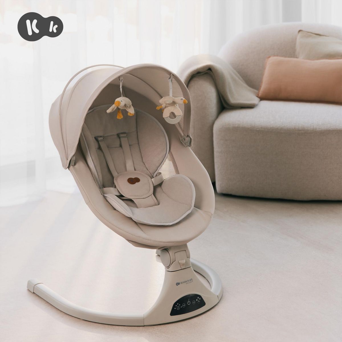 KINDERKRAFT Transat électrique bébé avec musique