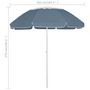 Voir la diapositive 6 : VIDAXL Parasol de plage bleu 300 cm