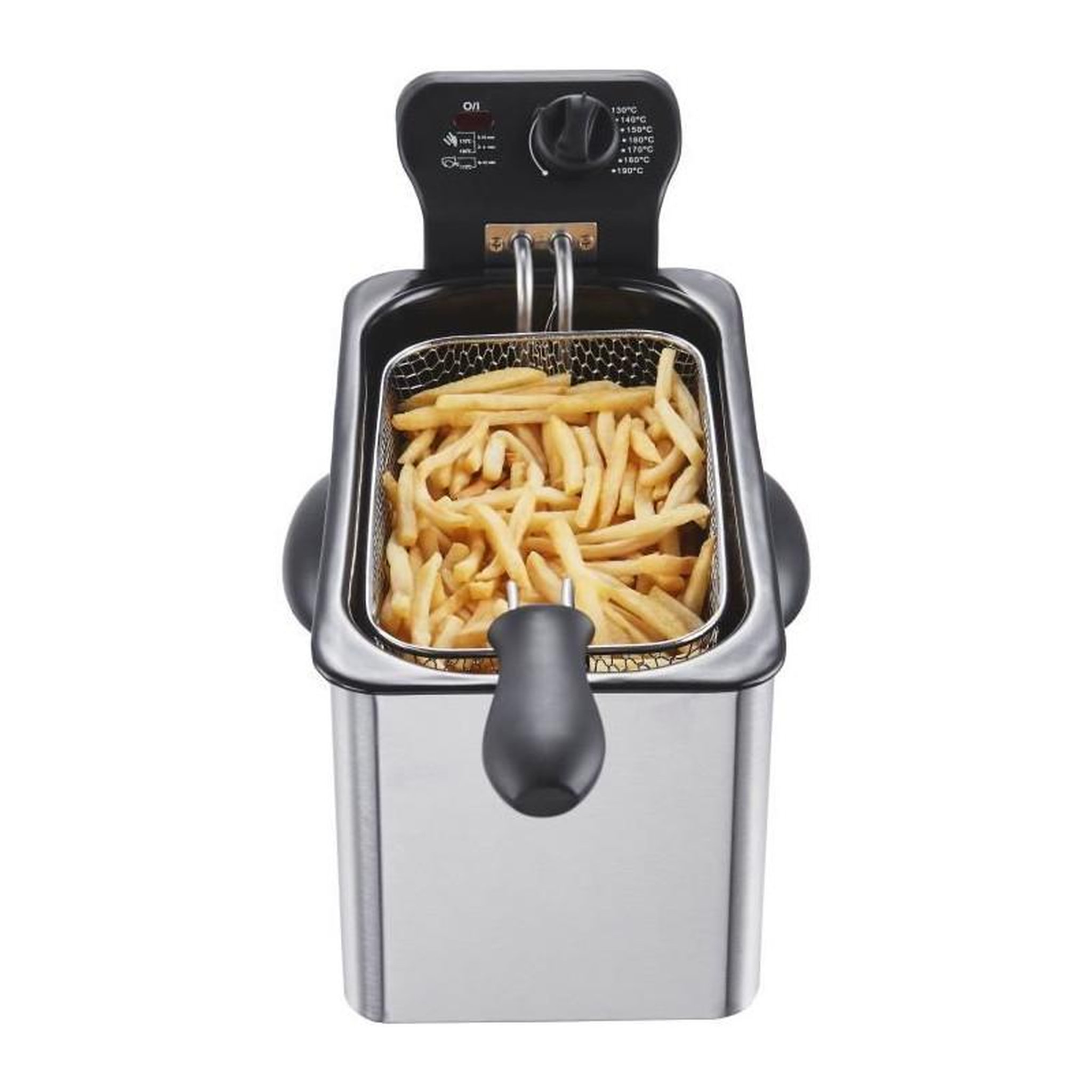Voir la diapositive 3 : CONTINENTAL EDISON Friteuse 3 L CONTINENTAL EDISON CERFR3IN2 - 2000W - Inox