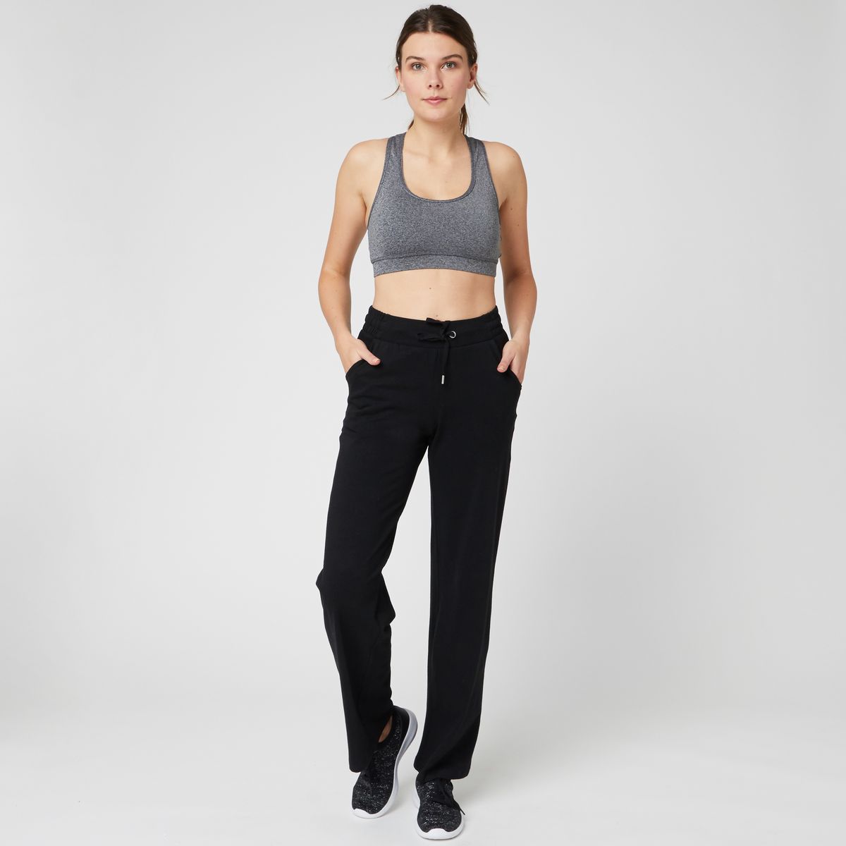 INEXTENSO Pantalon de sport noir femme