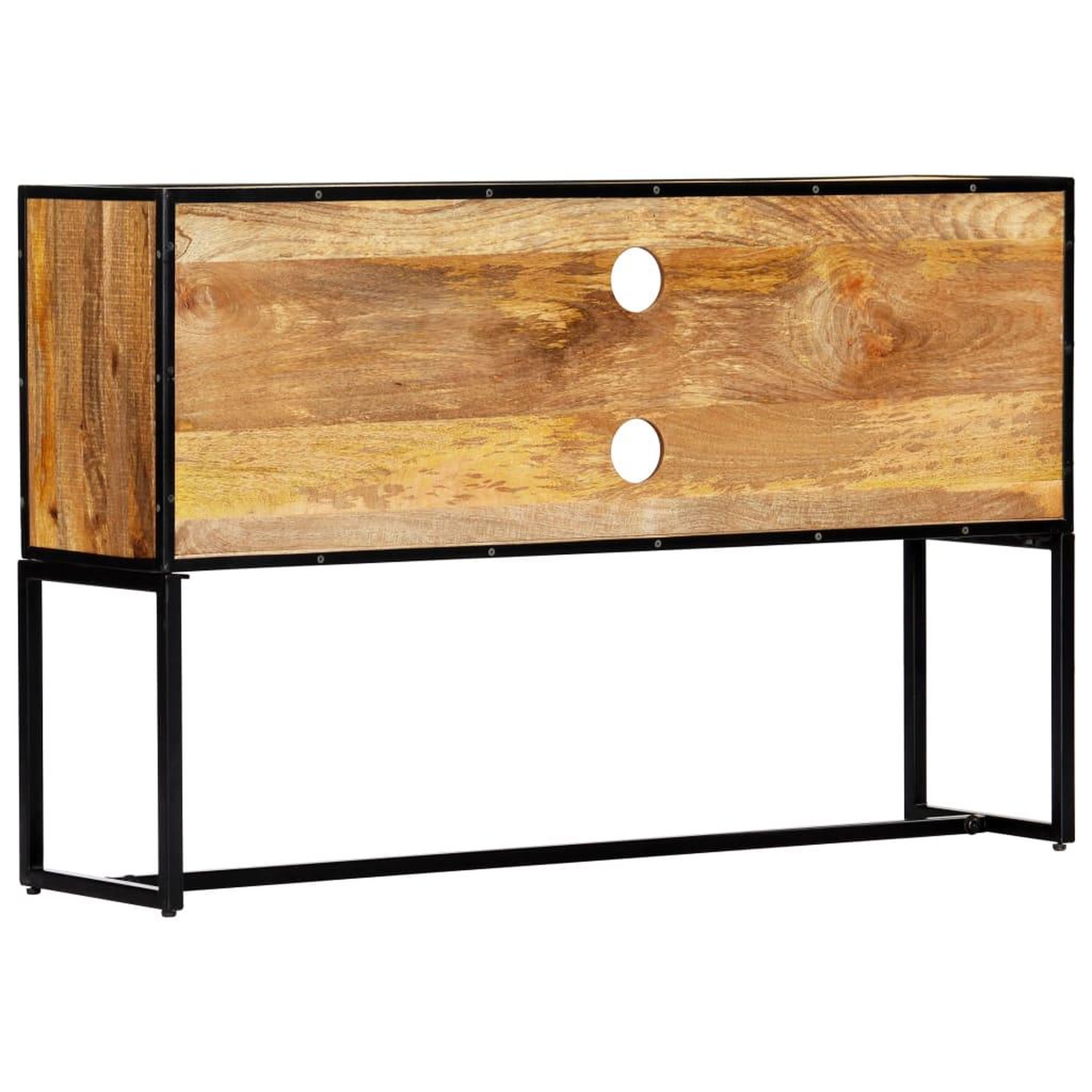 Voir la diapositive 4 : VIDAXL Meuble TV 120x30x75 cm Bois de recuperation massif
