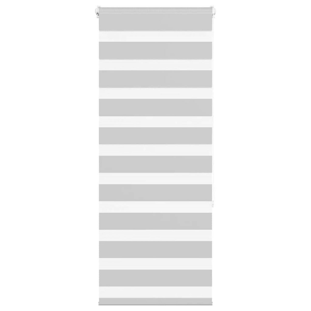 VIDAXL Store zebre gris clair largeur du tissu 50,9 cm polyester