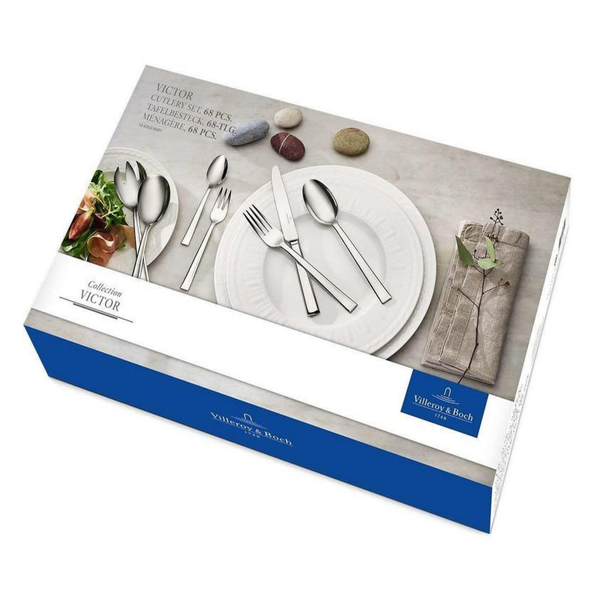 Voir la diapositive 2 : VILLEROY & BOCH Ménagère 68 pièces inox - 12-6350-9081