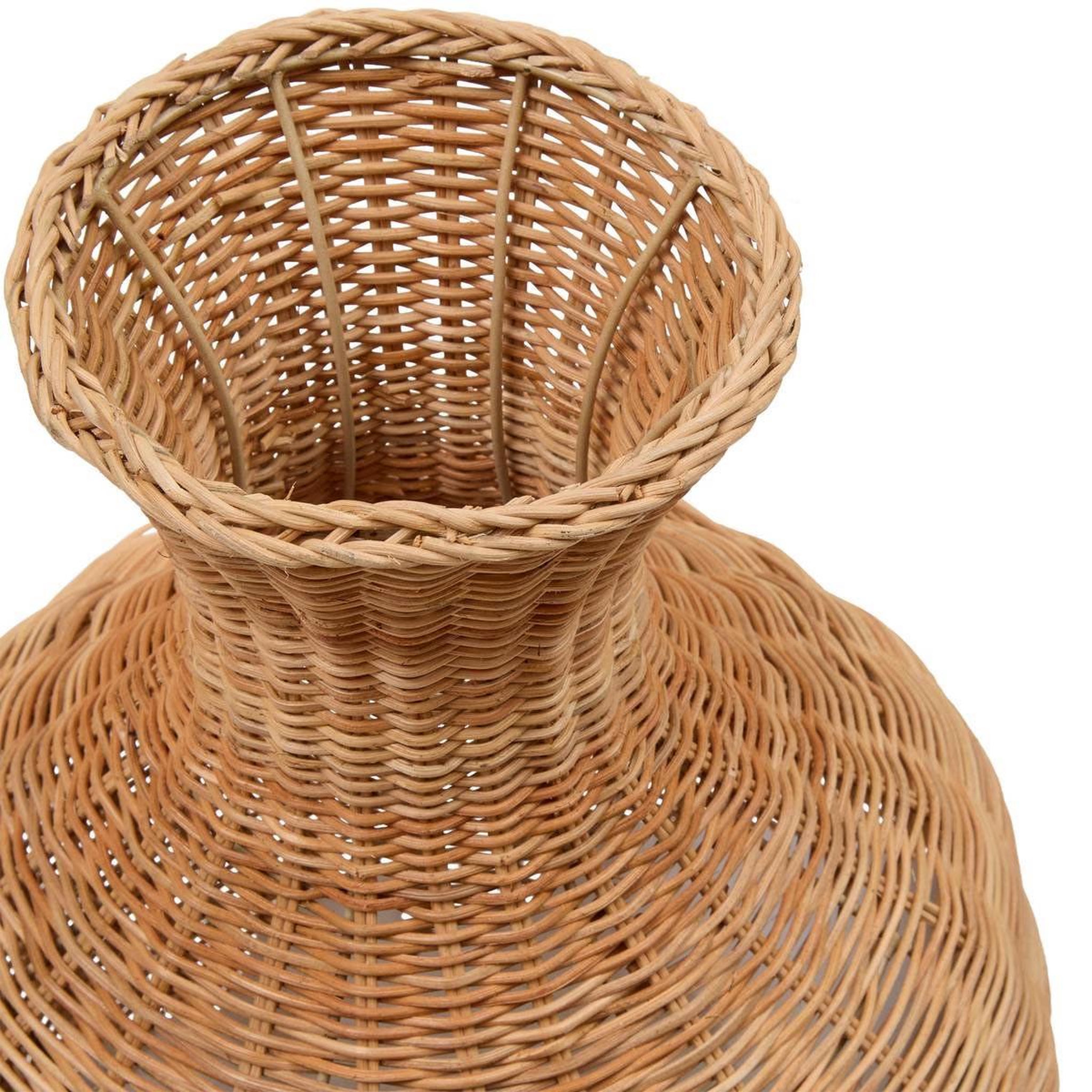 Voir la diapositive 2 : ATMOSPHERA Vase déco en rotin  melia  70cm naturel