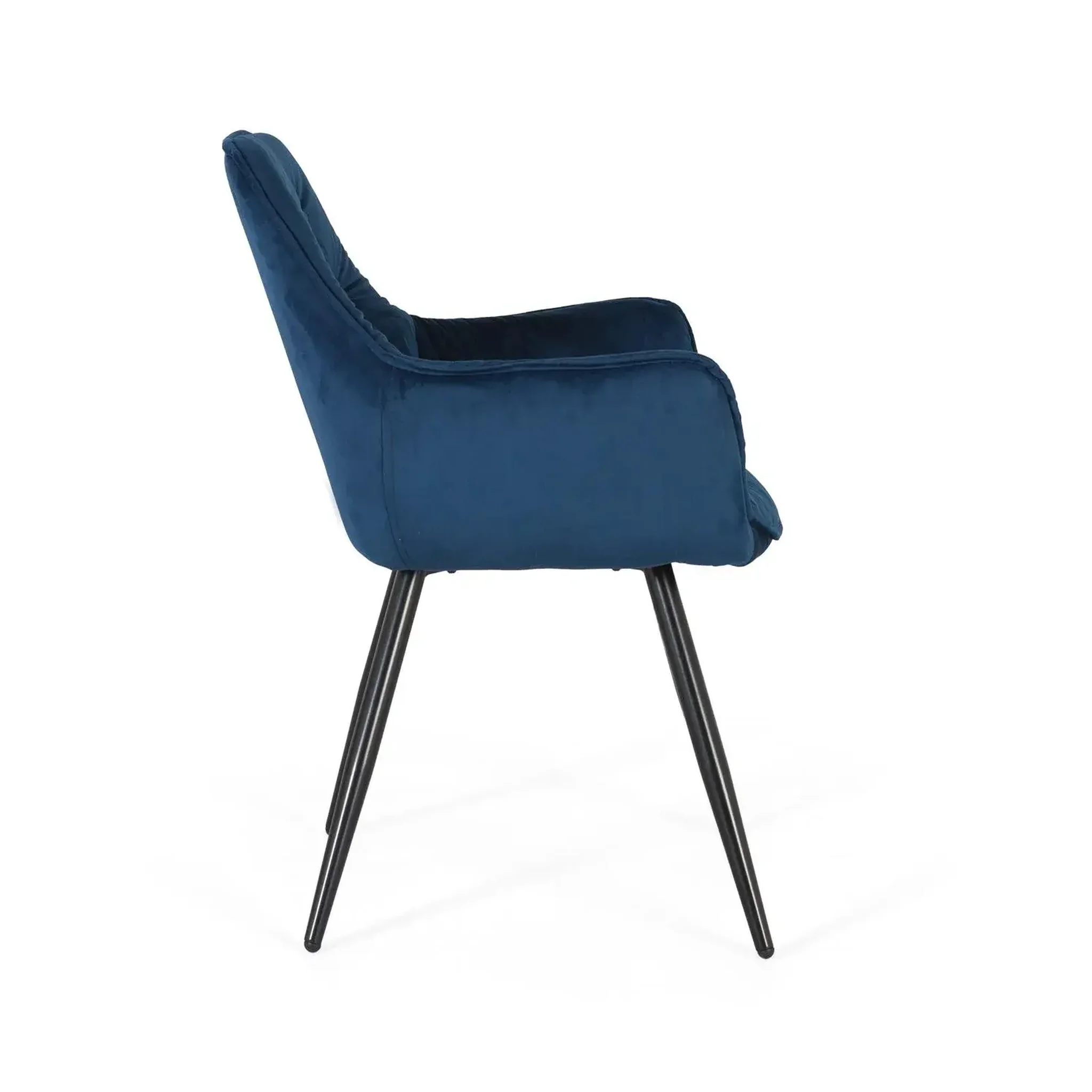 Voir la diapositive 3 : GINER Y COLOMER SL Lot de 2 chaises de velours 62 cm style contemporain
