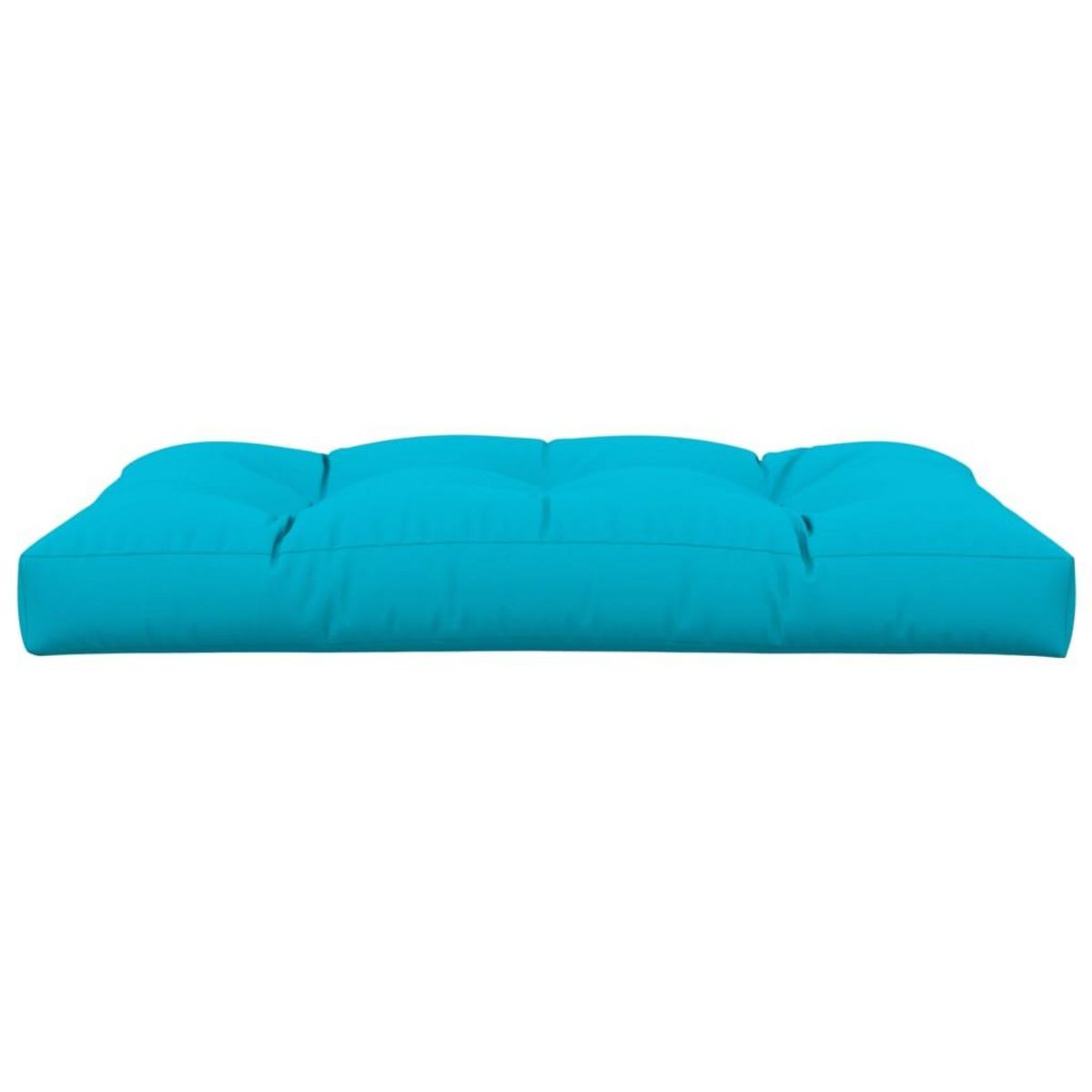 VIDAXL Coussin de palette turquoise 120x80x12 cm tissu