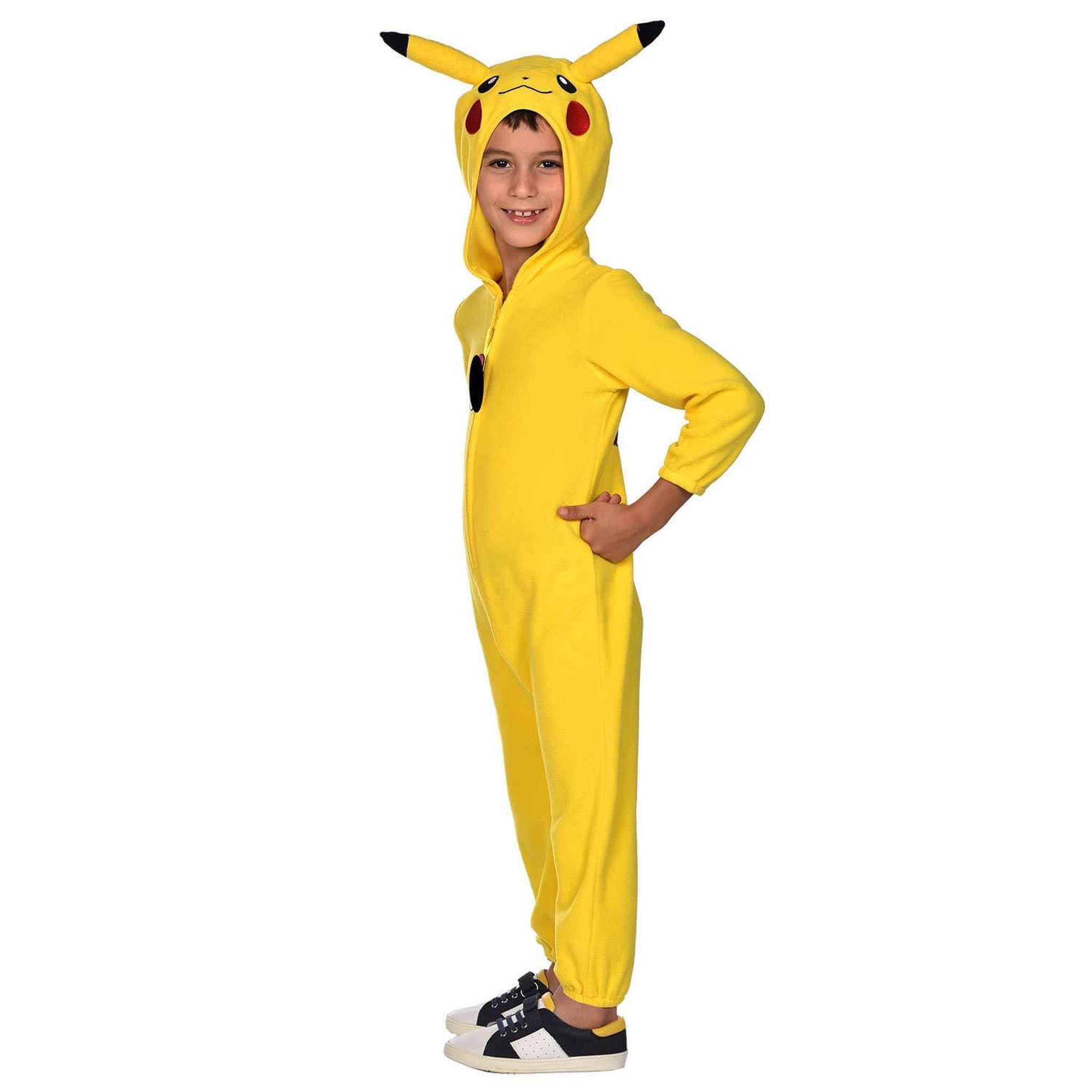 Voir la diapositive 3 :  Déguisement : Pokemon Pikachu - Garcon - 6/8 ans (116 à 128 cm)