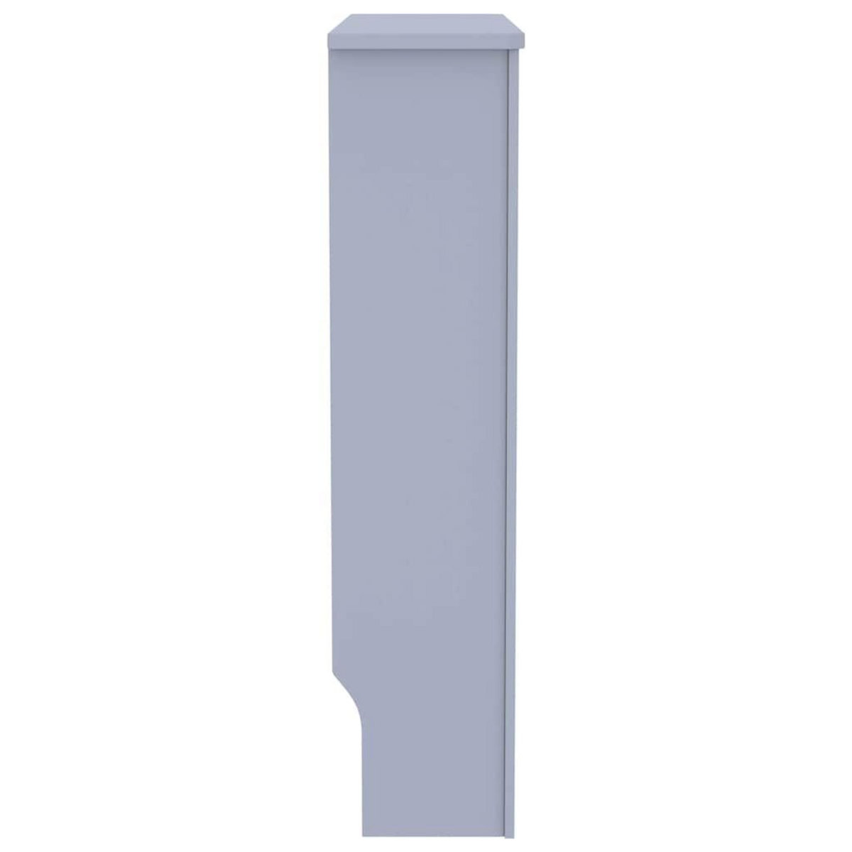 VIDAXL Cache-radiateur MDF Gris 78 cm