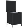 Voir la diapositive 5 : VIDAXL Banc de rangement noir 40x42,5x50 cm bois d'ingenierie