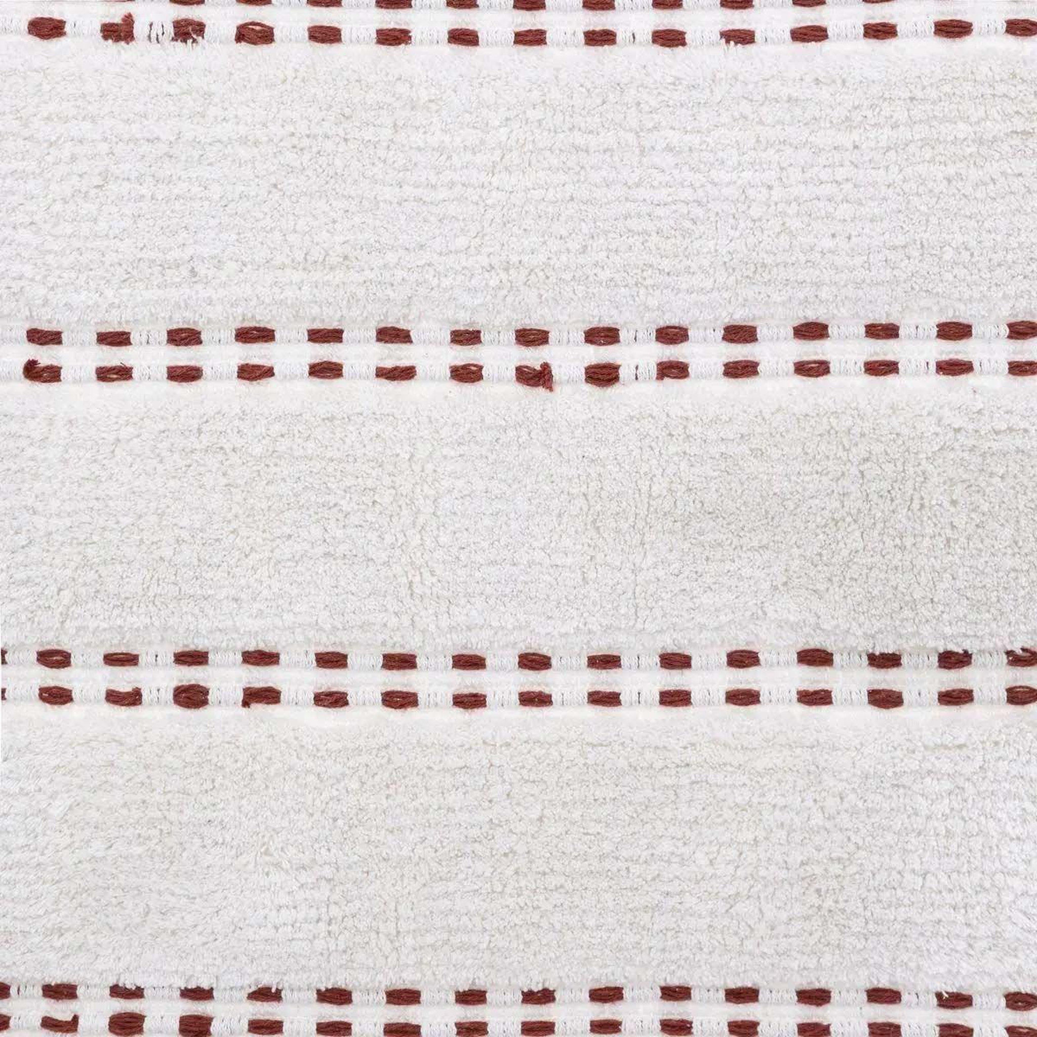 Voir la diapositive 2 : FIVE Tapis déco de salle de bains  solar  50x75cm terracotta