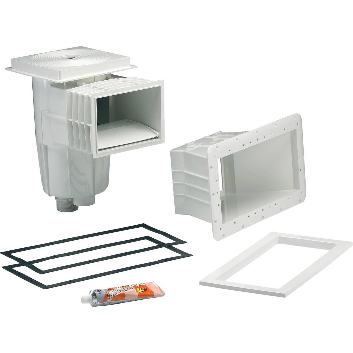 Habitat et Jardin Skimmer 15 L  Panel Protect  - Grande meurtrière - Blanc