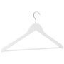 Voir la diapositive 5 : VIDAXL Cintres antiderapants 20 pcs Blanc Bois dur