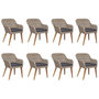 Voir la diapositive 3 : VIDAXL Ensemble a manger de jardin 9 pcs Resine tressee Marron