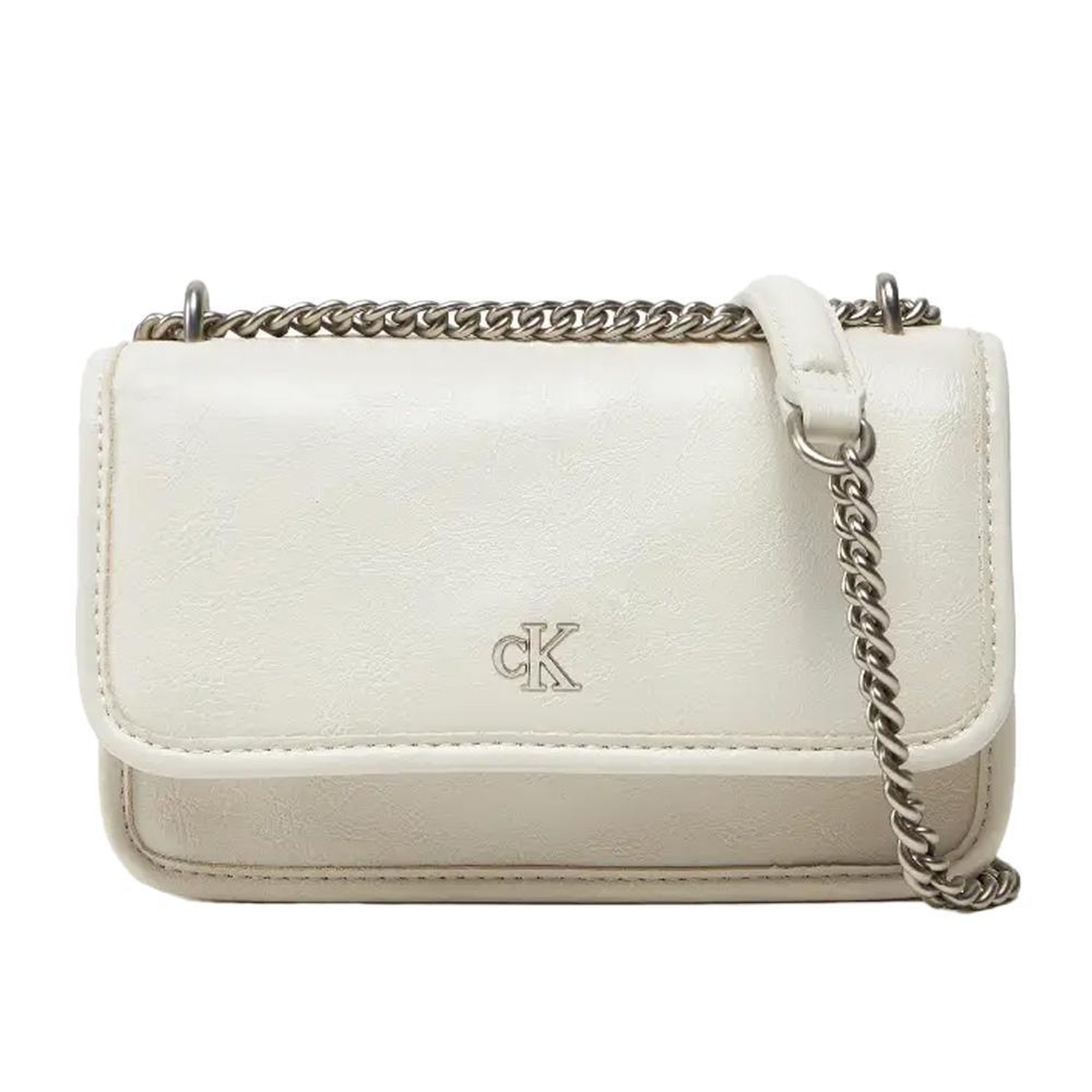 CALVIN KLEIN JEANS Sac à Main Ecru Femme Calvin Klein Jeans Chain Ew. Coloris disponibles : Beige