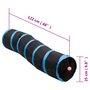 Voir la diapositive 6 : VIDAXL Tunnel pour chats en forme de S Noir et bleu 122 cm Polyester