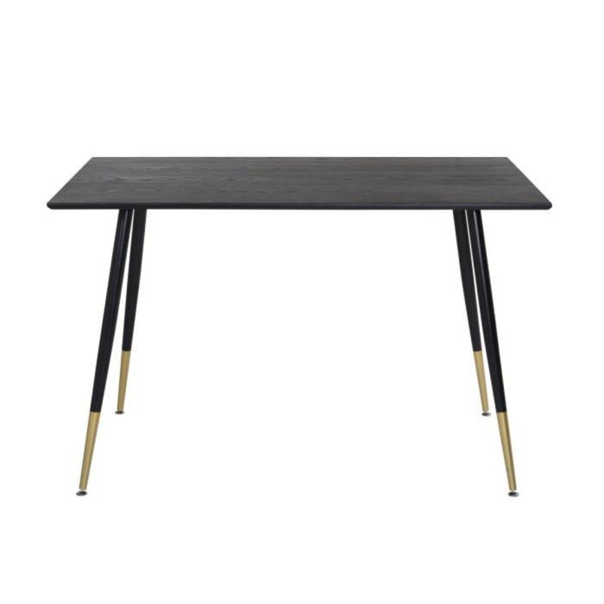 Paris Prix Table à Manger Design  Dipp  120cm Noir & Or