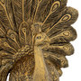 Voir la diapositive 2 : ATMOSPHERA Statuette Oiseau Paon en Résine  Wild Romance  27cm Doré