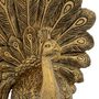 Voir la diapositive 2 : ATMOSPHERA Statuette Oiseau Paon en Résine  Wild Romance  27cm Doré