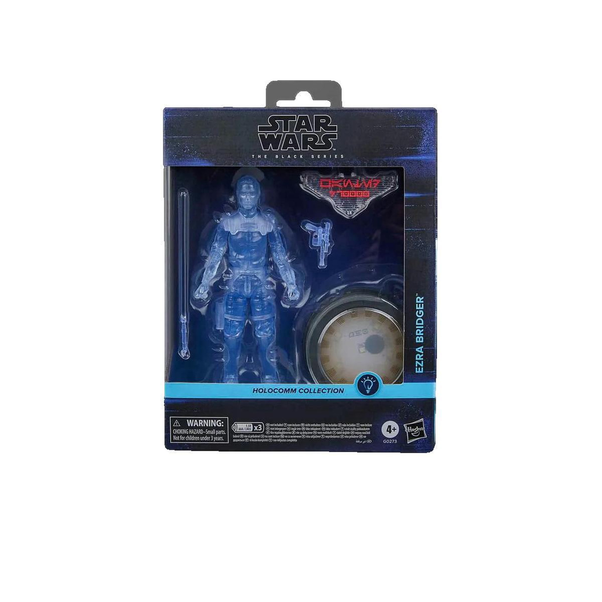 Voir la diapositive 2 : HASBRO Figurine Hasbro Holocomm Ezra Bridger holographique