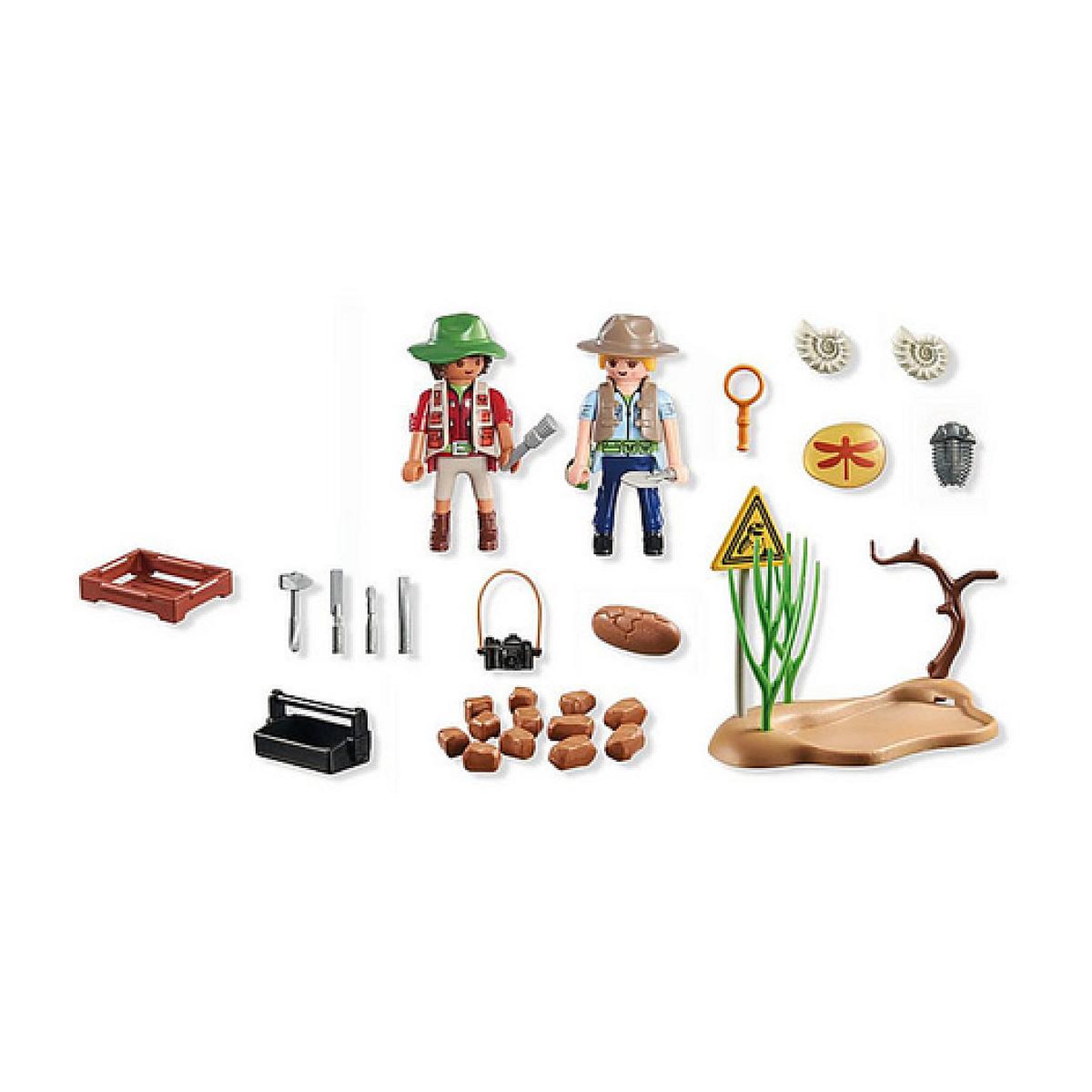 Voir la diapositive 2 : PLAYMOBIL 71805 - My life Chercheurs et site paléontologique avec fossiles