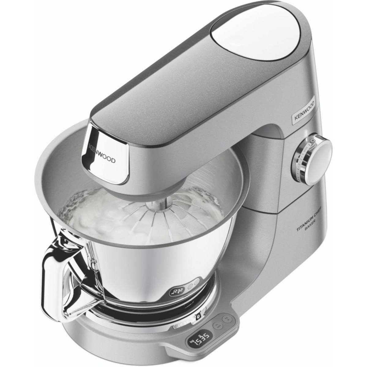 KENWOOD Robot pâtissier KVC85.314SI Titanium Chef Baker