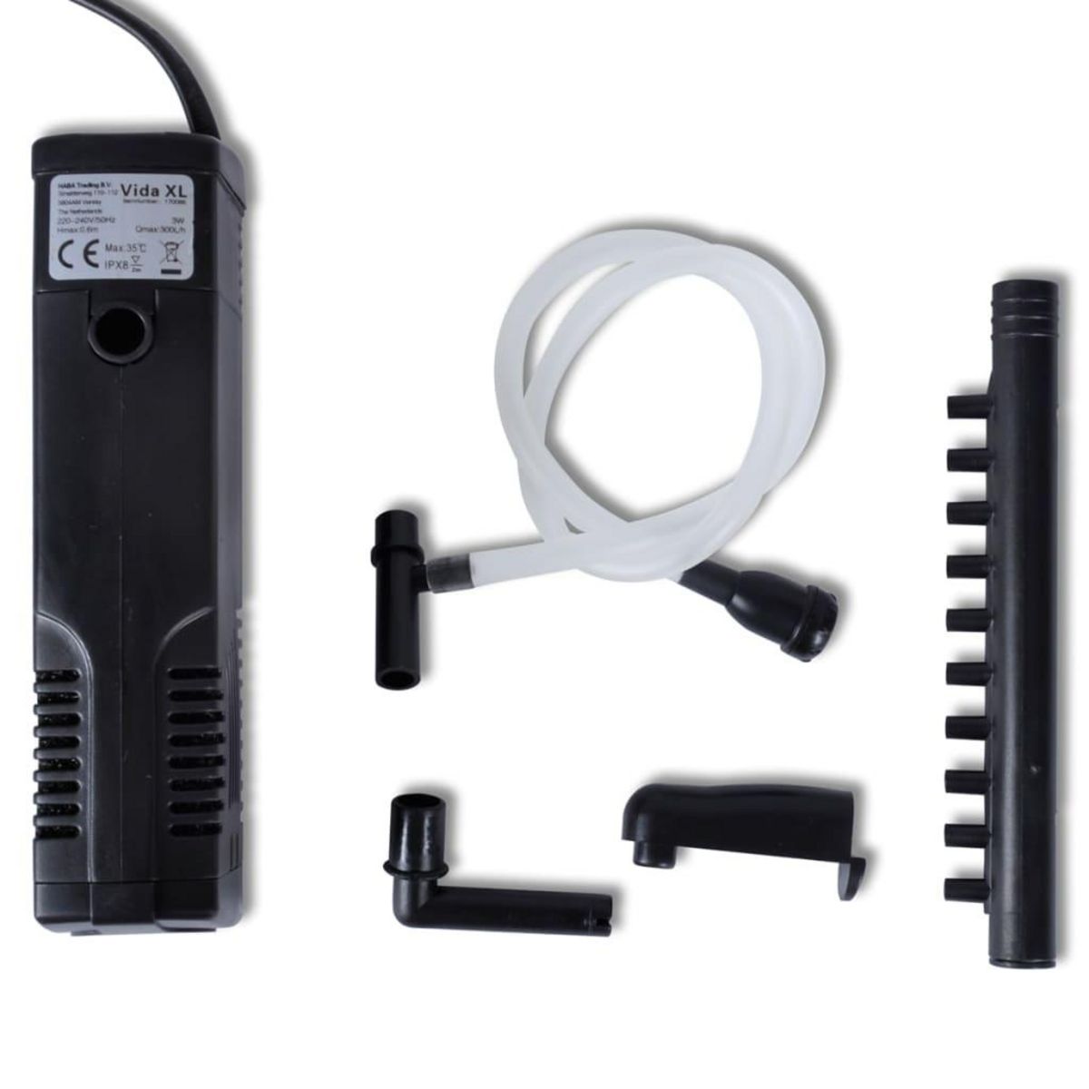 VIDAXL Filtre interne aquarium avec pompe 300 l/h filtration