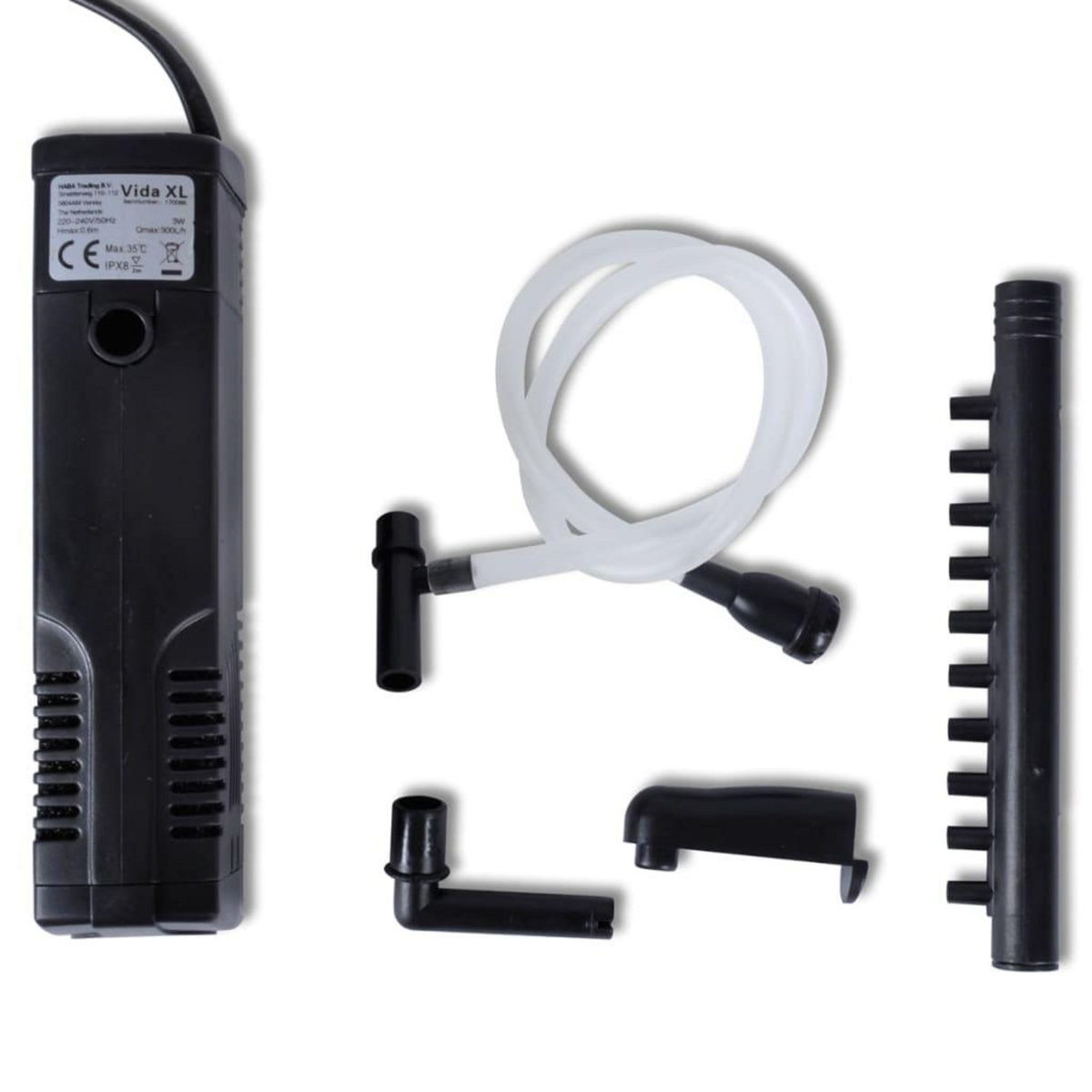 VIDAXL Filtre interne aquarium avec pompe 300 l/h filtration