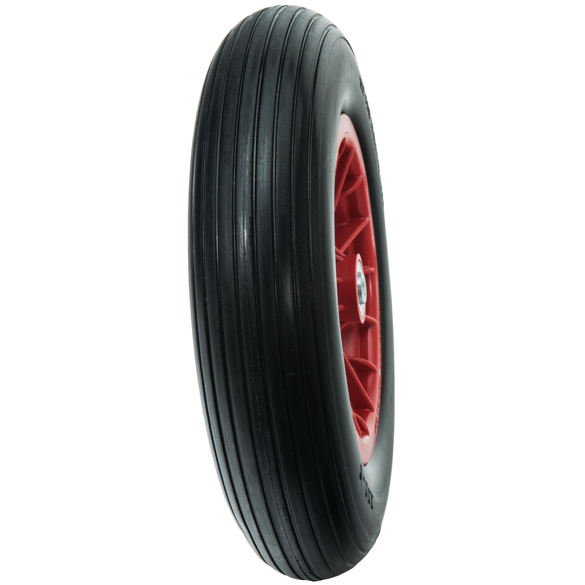 Voir la diapositive 3 :  Roue increvable 14'' 360x85  Alésage 10mm