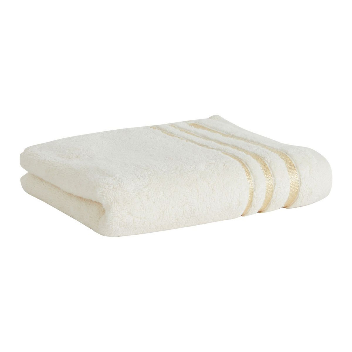 ACTUEL Serviette unie en coton liteau Lurex 500 g/m² SANDY 