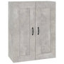 Voir la diapositive 2 : VIDAXL Armoire murale suspendue Gris beton 69,5x32,5x90 cm