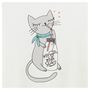 Voir la diapositive 2 : IN EXTENSO T-shirt manches longues chat fille