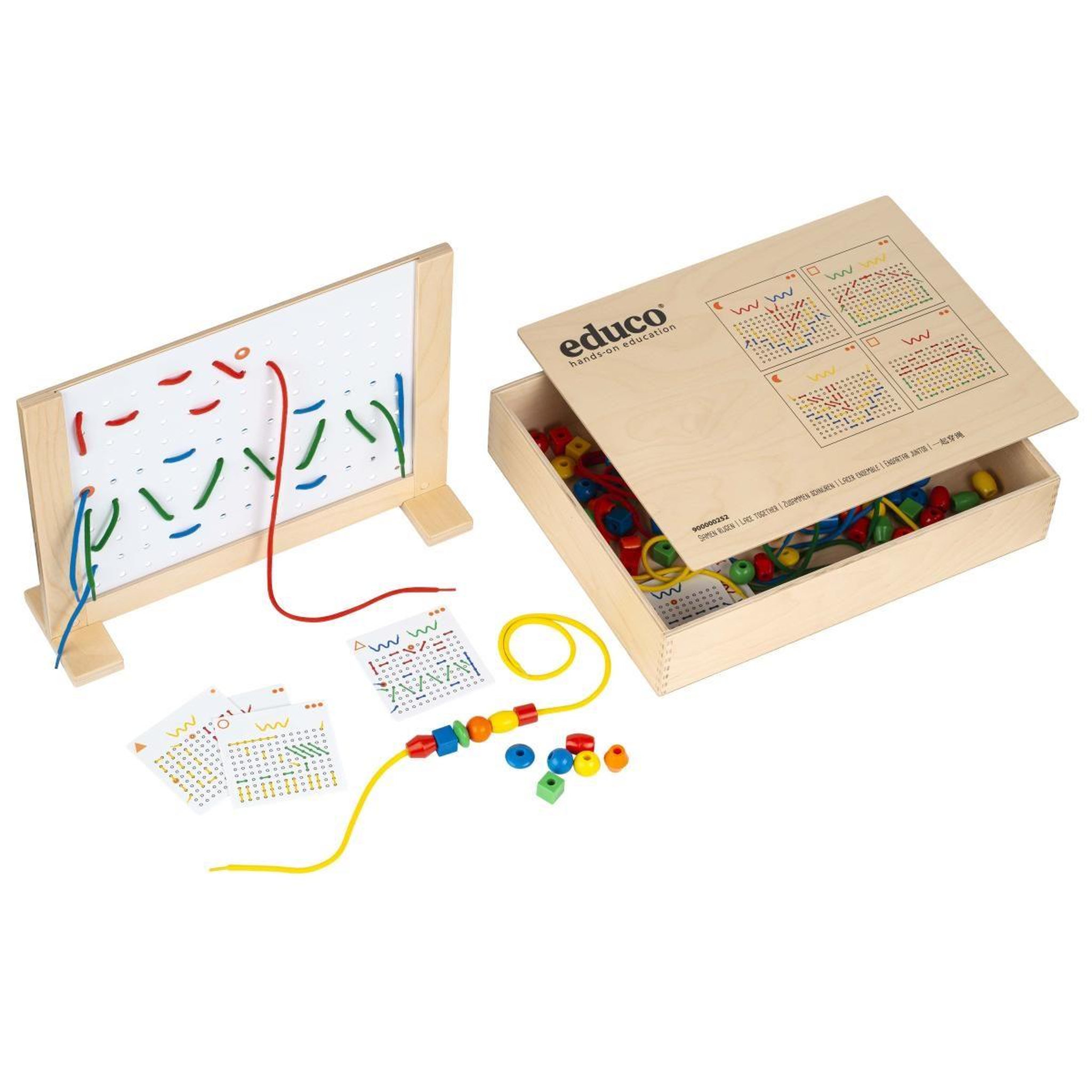 EDUCO Enfiler ensemble — jeu éducatif pour la classe