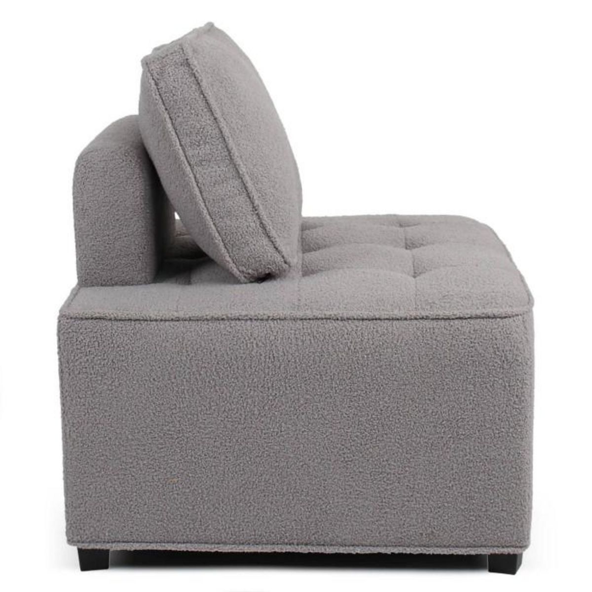 Paris Prix Module Fauteuil  Bouclette  82cm Gris