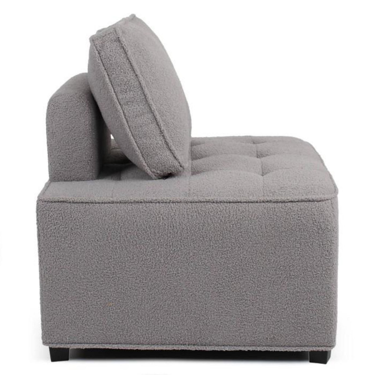 Paris Prix Module Fauteuil  Bouclette  82cm Gris