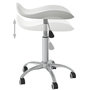 Voir la diapositive 5 : VIDAXL Chaise de bureau Blanc Similicuir