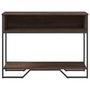 Voir la diapositive 4 : VIDAXL Table console chene marron 100x35x74,5 cm bois d'ingenierie