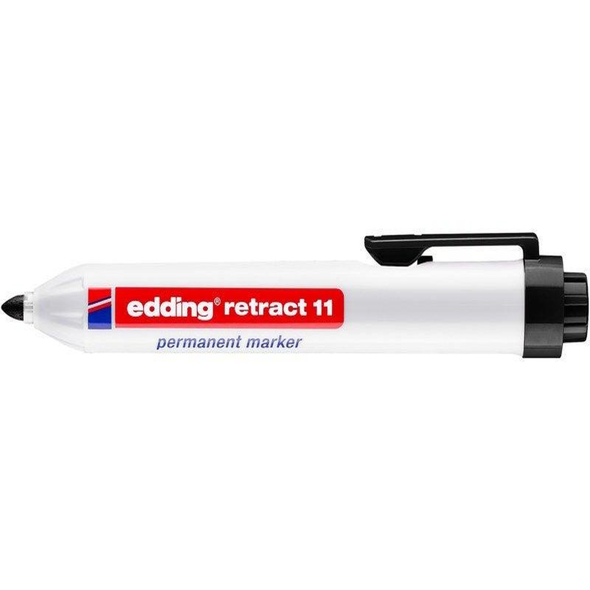 CENTRALE BRICO Marqueur indelebile retractable noir edding