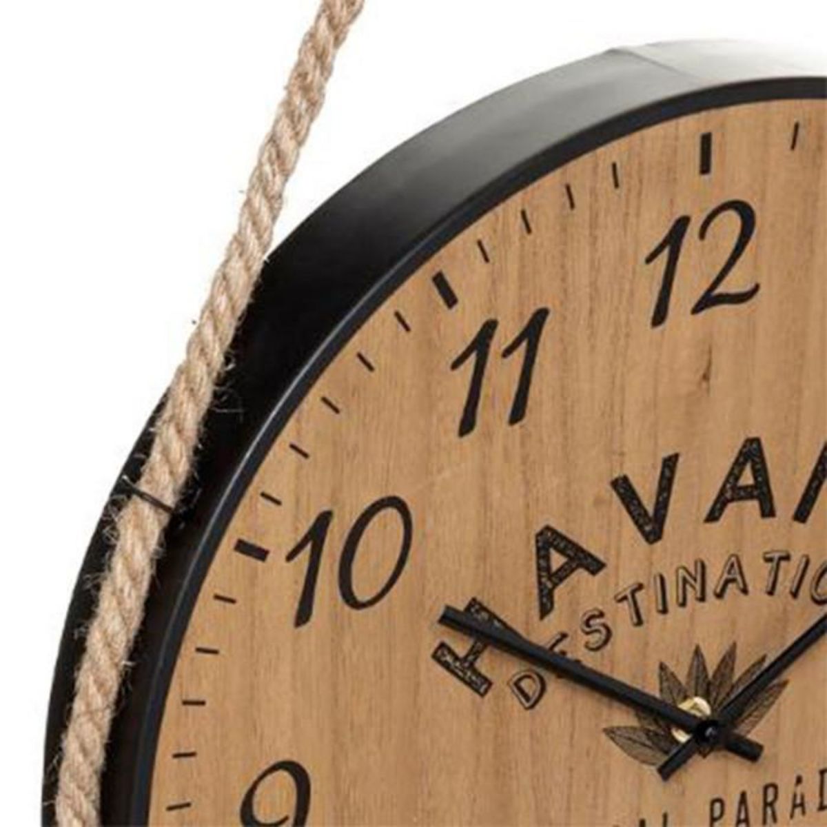 ATMOSPHERA Horloge Murale Vintage  Cuba  72cm Naturel