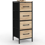 ID MARKET Meuble d'appoint 4 tiroirs UTAH 30 cm chiffonnier, meuble de rangement design industriel