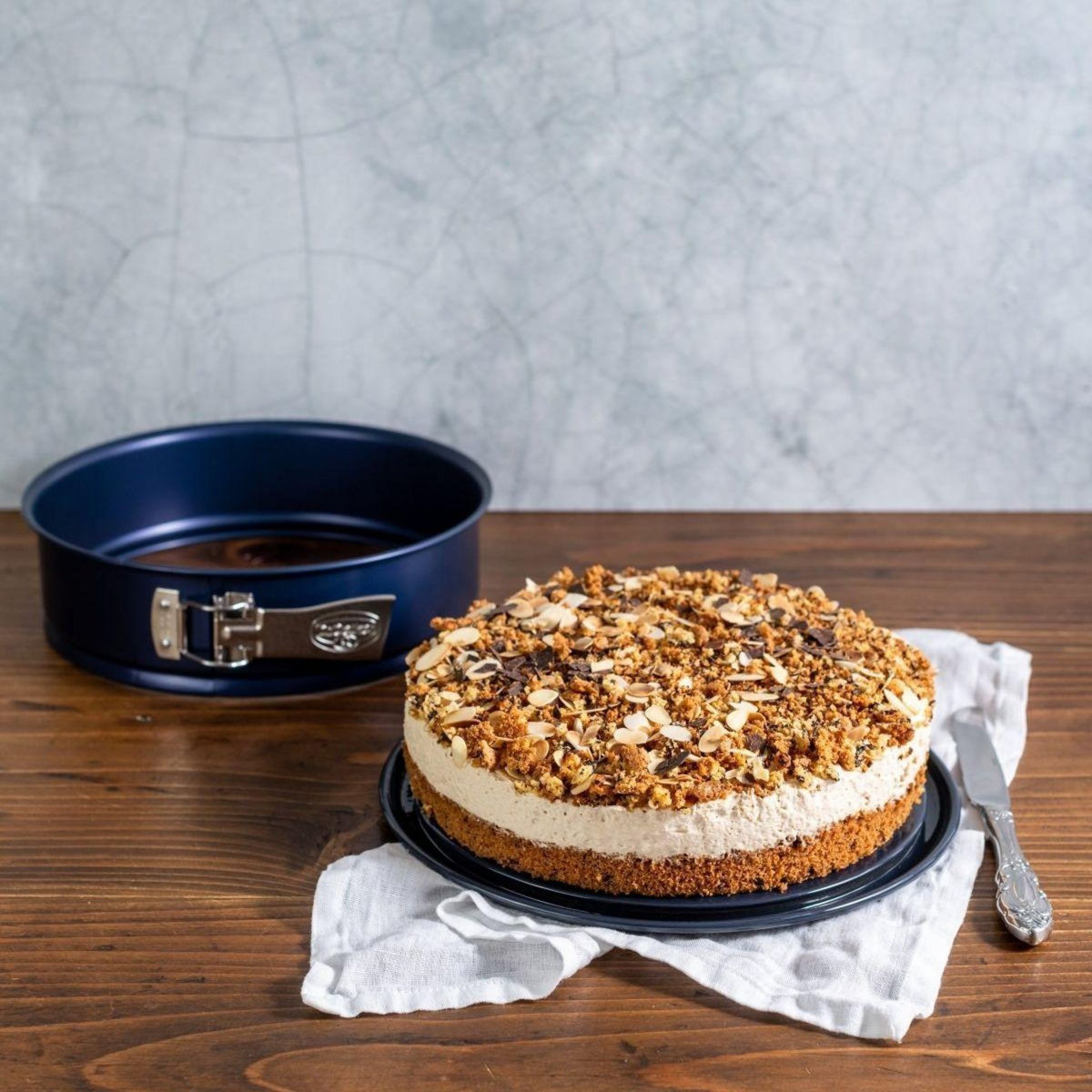 DR.OETKER Moule à cakes 30 cm et moule à manqué 26 cm en email Dr. Oetker Back Liebe