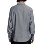 Voir la diapositive 2 : RVCA Chemise Manches Longues imprimé Gris/ Homme RVCA Day Shift
