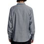 Voir la diapositive 2 : RVCA Chemise Manches Longues imprimé Gris/ Homme RVCA Day Shift