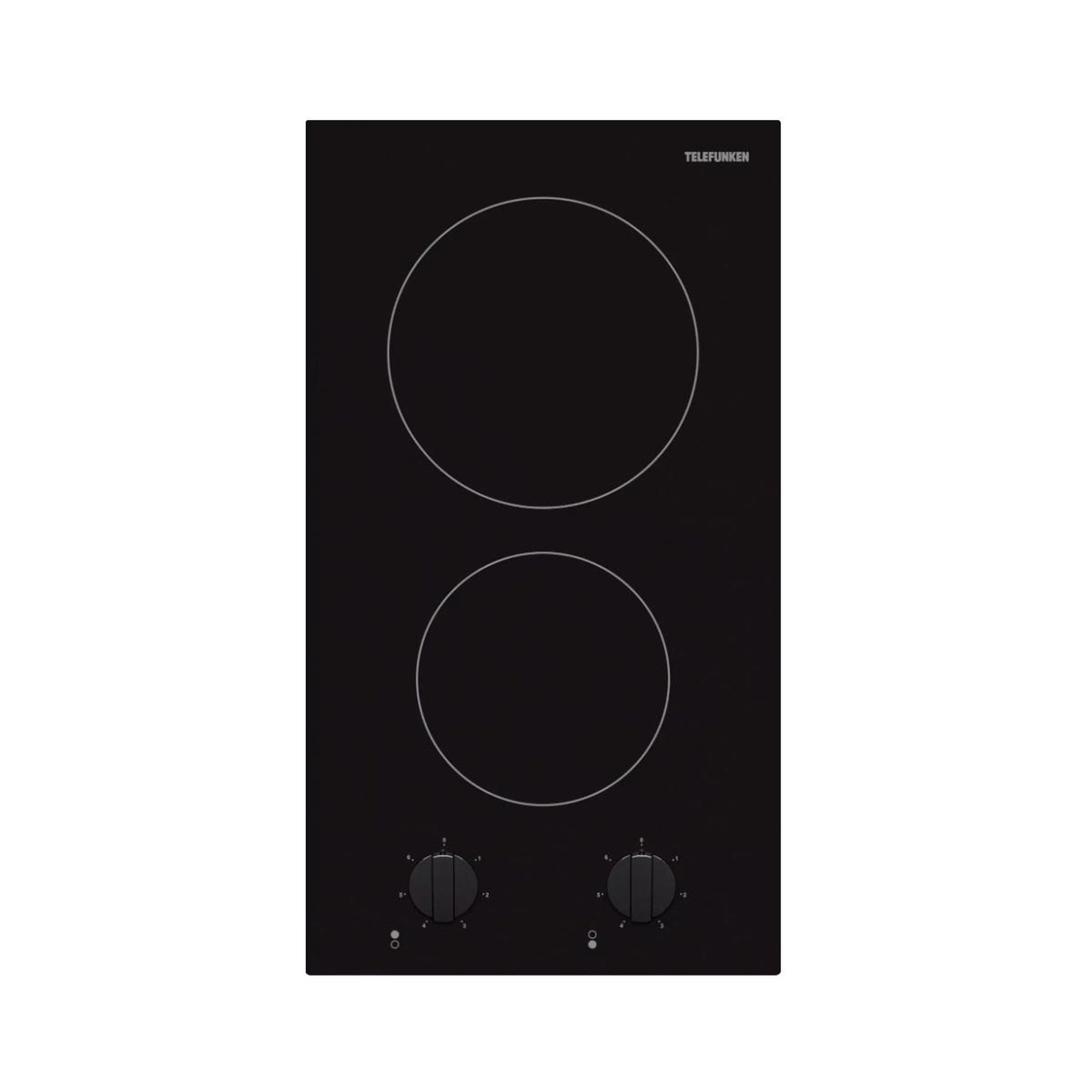 TELEFUNKEN Domino vitrocéramique 29cm 2 foyers noir - tk2vm